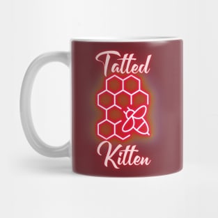 Tatted Kitten Red Mug